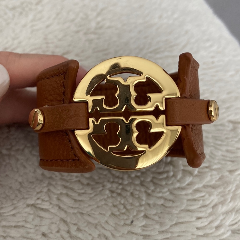 Tory Burch leather cuff